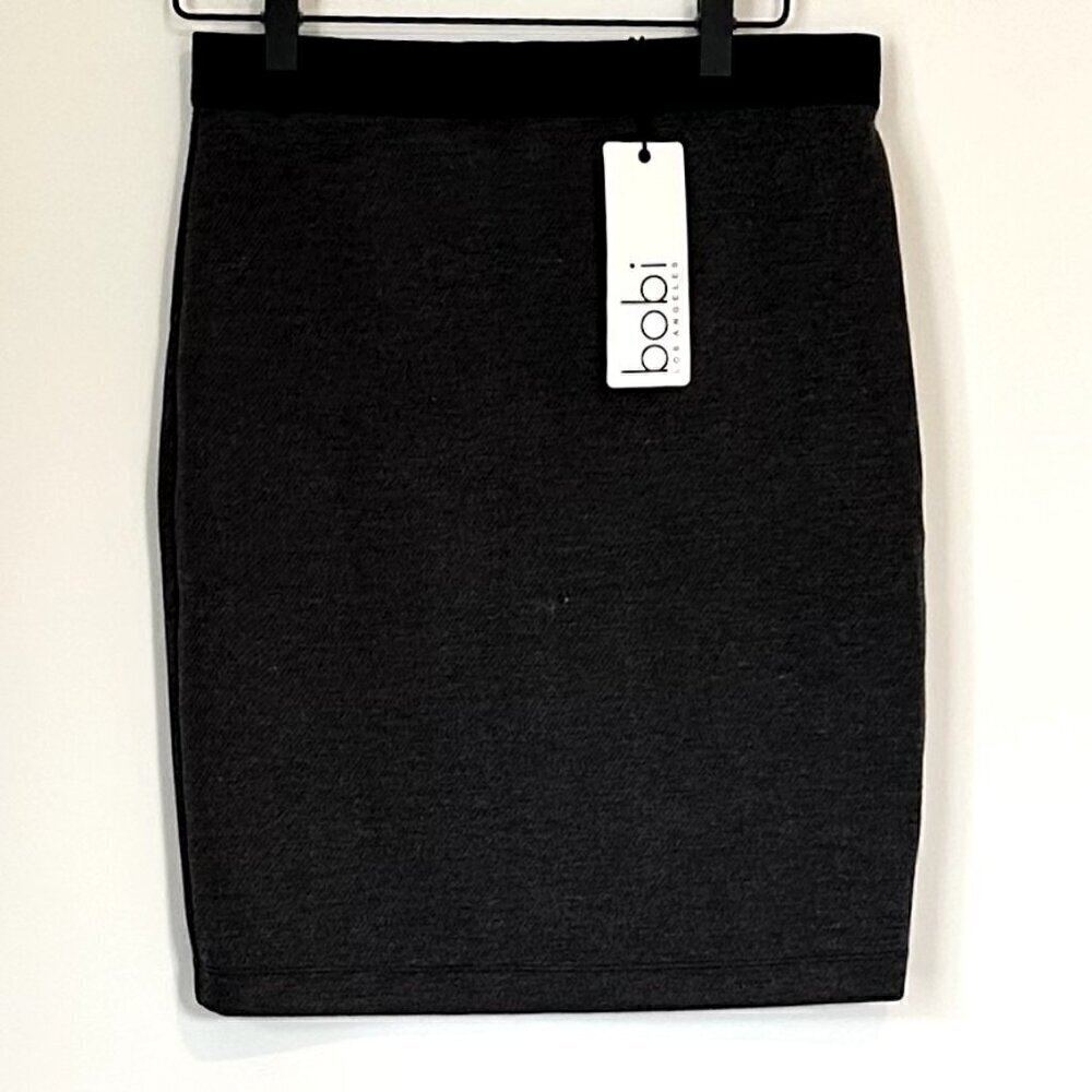 NWT Bobi Gray Pencil Skirt - Size: Small